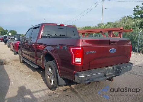 2015 Ford F150 Supercrew из США, поврежденный, VIN 1FTFW1EG4FFC40758